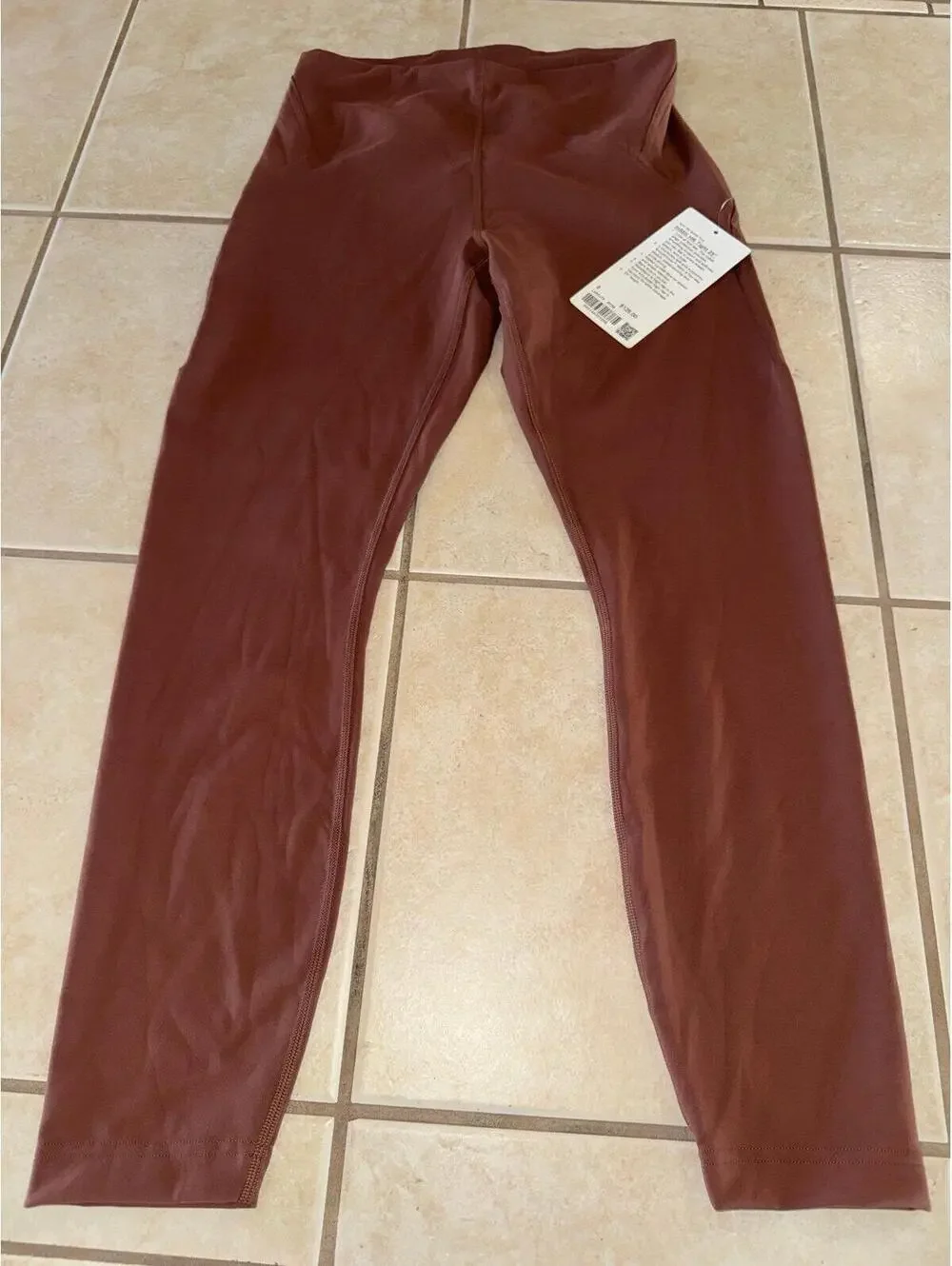 Lululemon Instill High Rise 25” Roasted Brown Size 8 NWT